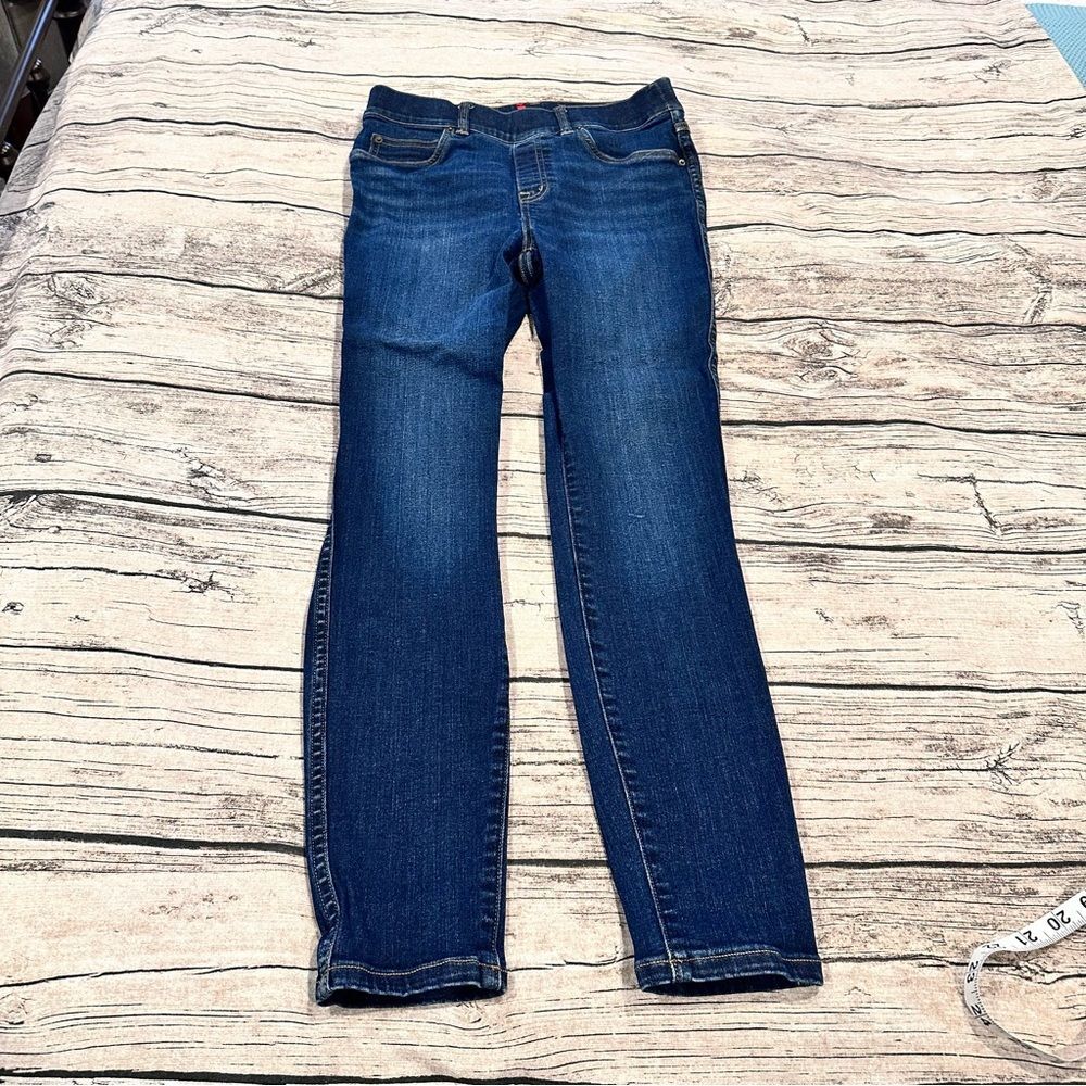 Spanx Skinny Leg Denim Jeans; Pull-On Style w/ Shapewear Compression Size Small